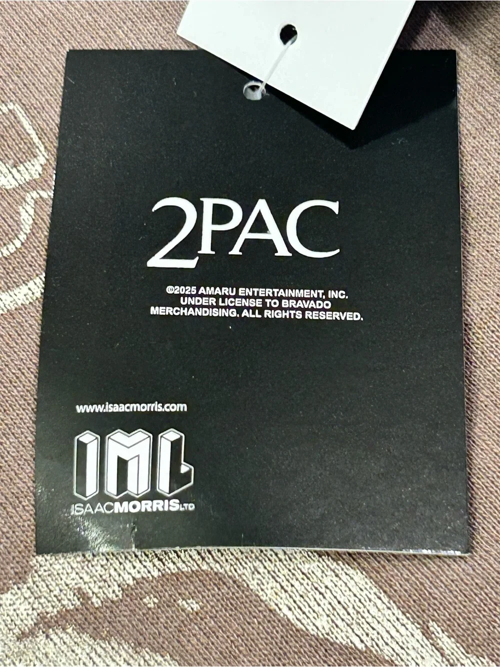 2PAC Graphic Men’s Crewneck Sweater in Faded Brown NWT 3XL Hip‎ Hop Casual
